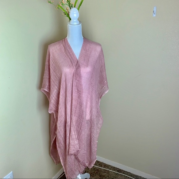 WILA Accessories - Kimono. Blush. Sparkle. Long.